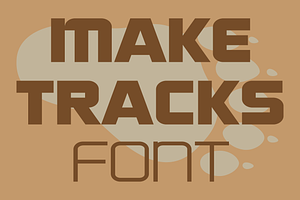 Make Tracks Font