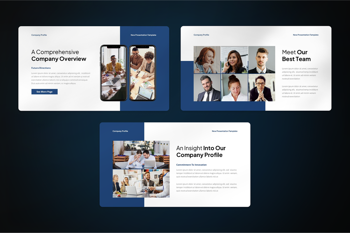Corporate Company Profile Keynote, a Presentation Template by SquidPixey (Photo 5 of 7)