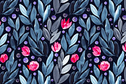 Pink, blue and black, a Pattern Graphic by Anya-D (Thumbnail 1 of 8)