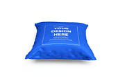 Square Pillow Mockup Template Set, a Household Mockup by DesignRushMarket (Thumbnail 4 of 11)