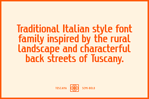 Toscana Font Family