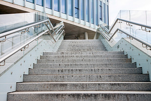 Empty modern oudoor stairs, an Architecture Photo by BOOCYS