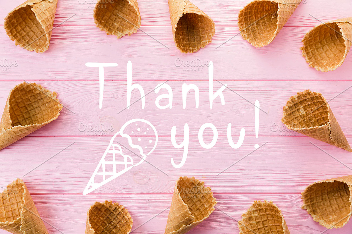 Ice Cream Font and Graphics Pack, a Script Font by Nadezda (Photo 11 of 11)