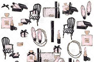 Cosmetic Fashion Makeup Clip Art