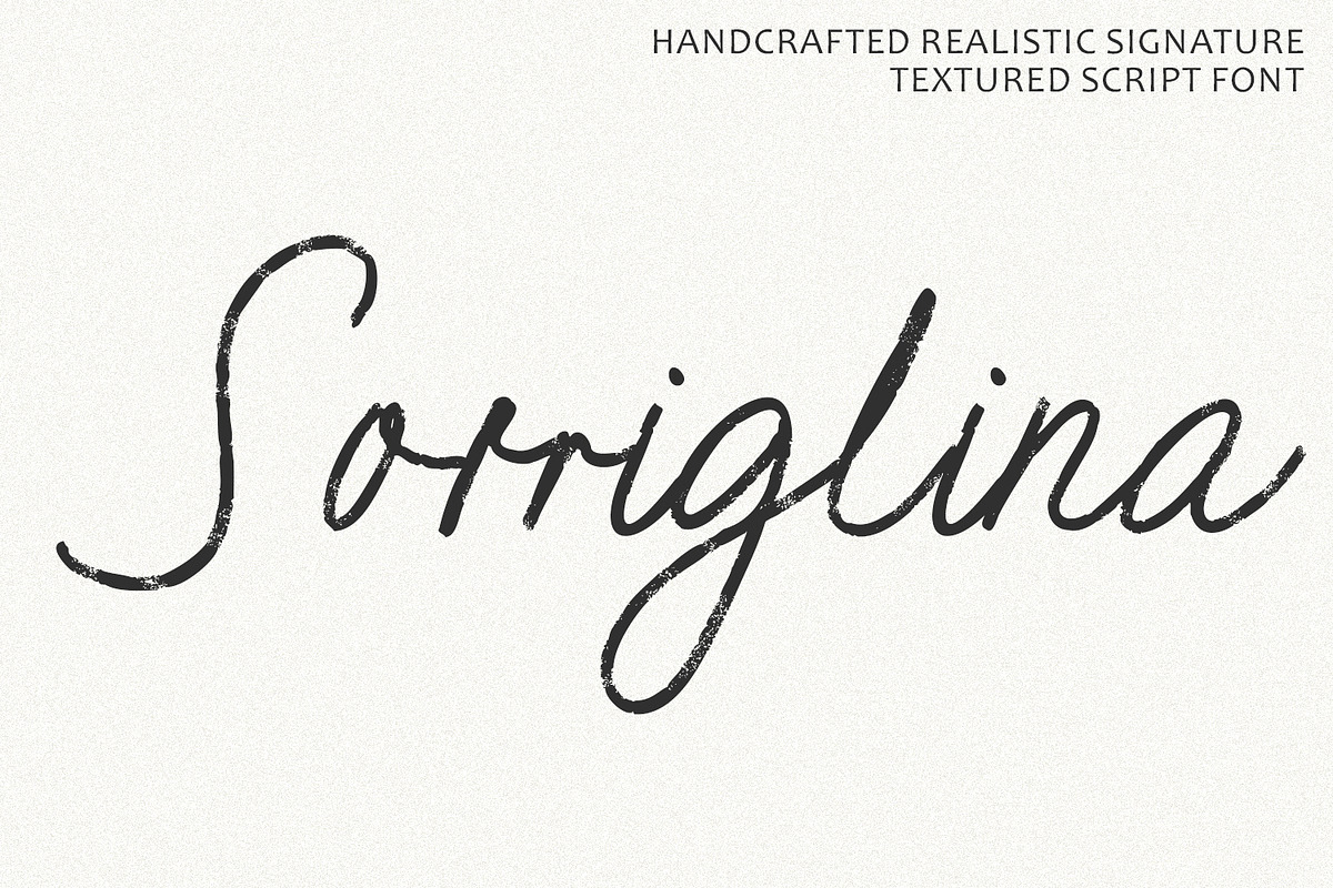 Sorriglina Script Font, a Script Font by Arendxstudio (Photo 1 of 9)