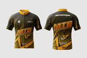 MTB Jersey Mockup set, a Shirt Mockup by Artnivora.Std (Thumbnail 1 of 8)