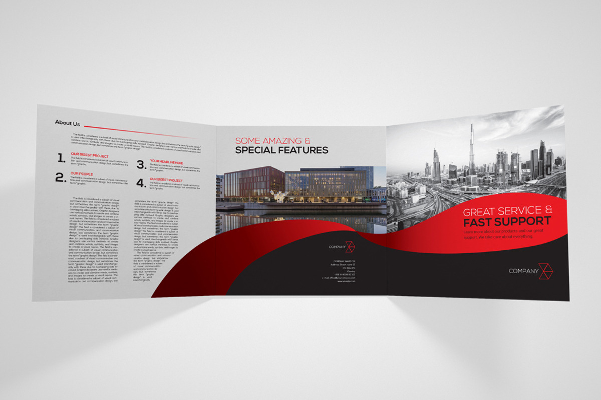 Indesign Square Brochure Wave, a Brochure Template by RudanStudio (Photo 8 of 9)