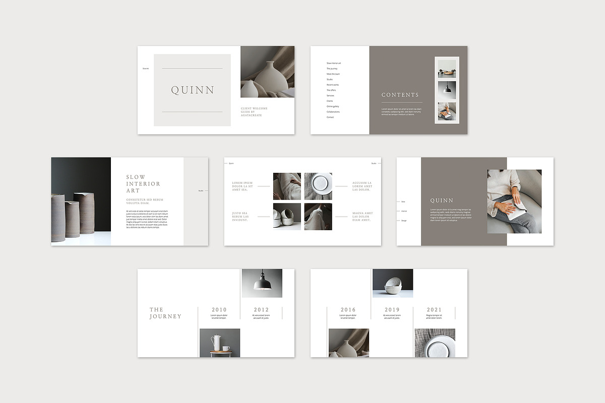 QUINN Keynote Client Welcome Guide, a Presentation Template by AgataCreate (Photo 5 of 16)