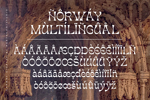 Norway Authentic Display Typeface