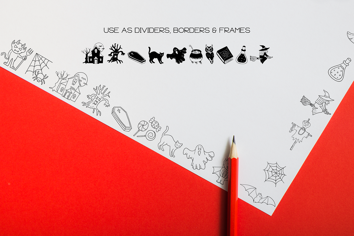 Halloween Doodles - Dingbats Font, a Symbol Font by WADLEN (Photo 7 of 8)