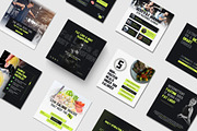 Canva Gym & Fitness Instagram Post, a Social Media Template by TheBrightGrap (Thumbnail 2 of 17)