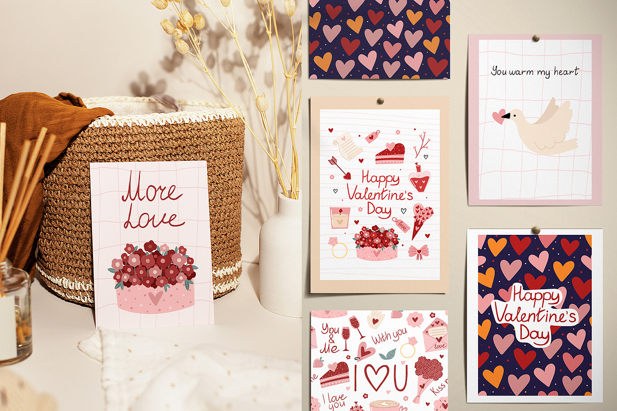 Happy Valentine's Day Collection, a Seasonal Illustration by roskque (Photo 2 of 7)