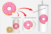 Bitten Donut Clipart, a Graphic by Artnoy (Thumbnail 4 of 5)
