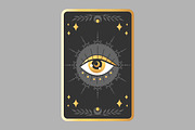 Golden Eye Tarot Cards, a Decorative Illustration by PsychocheArt (Thumbnail 3 of 3)