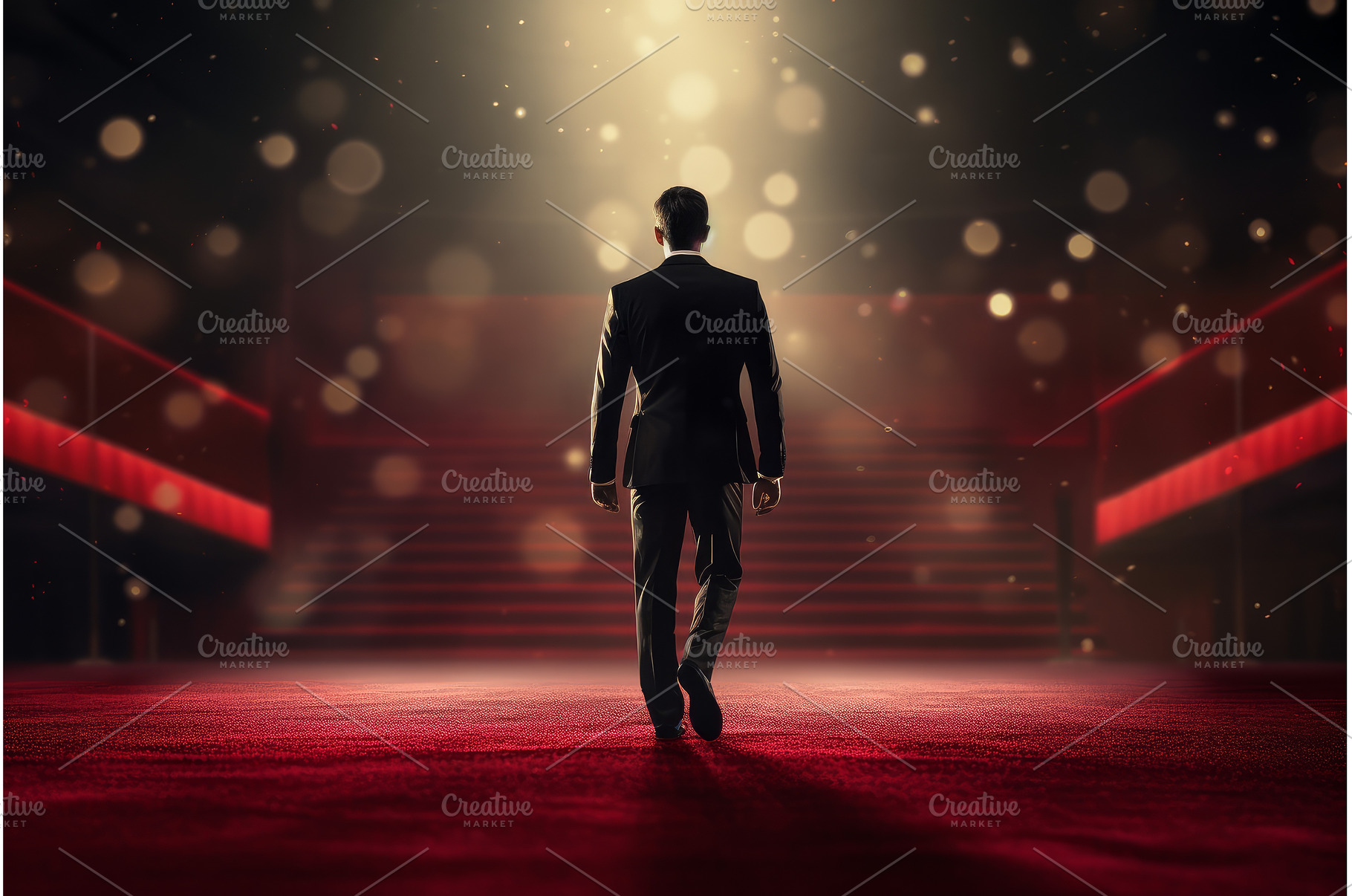 Sophisticated Man jacket red carpet, a Person Photo by Ylivdesign