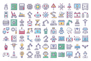 Robotics Engineering Icons Pack, an Icon by Vector Portal (Thumbnail 2 of 5)