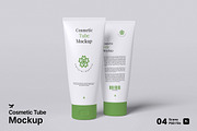 Cosmetic Tube Mockup Bundle Set, a Packaging Mockup by Rielismee (Thumbnail 1 of 5)