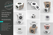 Tub and Sleeve Packaging Mockup, a Packaging Mockup by INCDesign (Thumbnail 8 of 9)