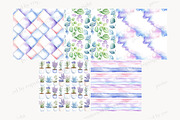 Pilates Seamless Pattern | Yoga, a Pattern Graphic by GlamArtZhanna (Thumbnail 4 of 4)