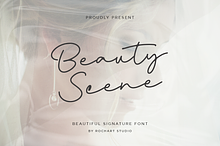 Beauty Scene || Signature Font