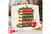 All Booked for Christmas PNG Clipart, an Illustration by Libby Wishes (Thumbnail 8 of 8)