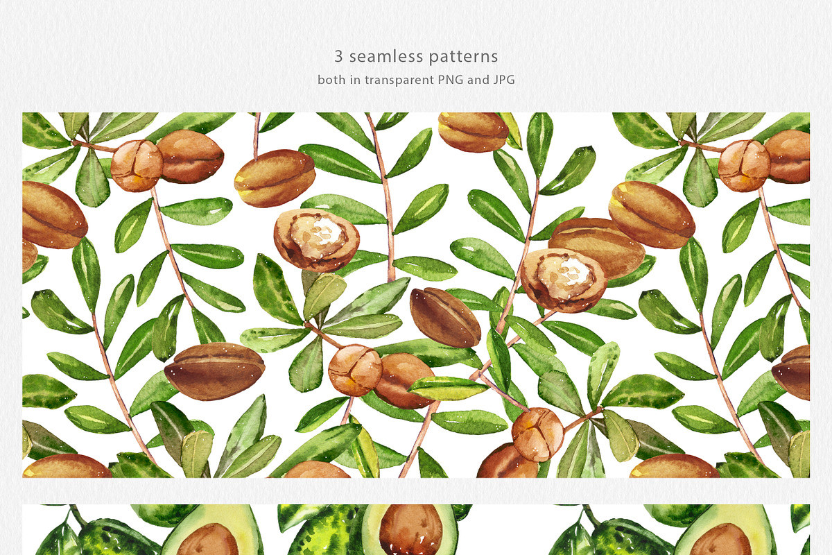 Cosmetic Ingredients Watercolor set, a Healthcare Illustration by Volha Studio (Photo 18 of 19)