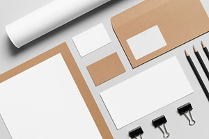 Branding stationery mockup JPEG, an Abstract Photo by Shablon
