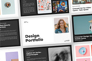 KARA - Portfolio Google Slides, a Presentation Template by Gaize (Thumbnail 1 of 10)