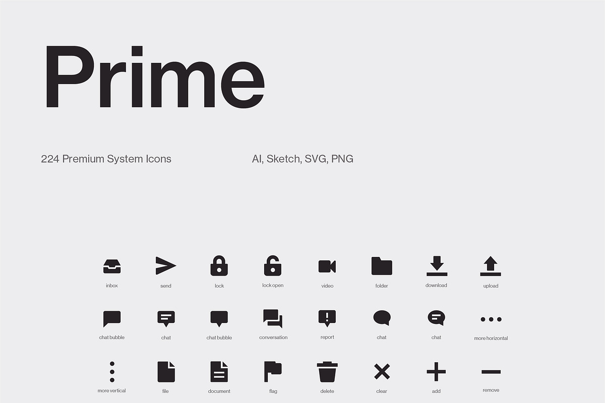 Prime - 200+ User Interface Icons, a Solid Icon by Xicons (Photo 9 of 9)