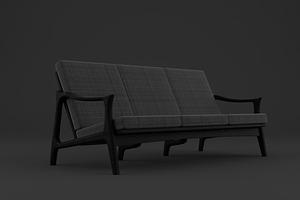 3D Models For Blender 5 Modern Sofas