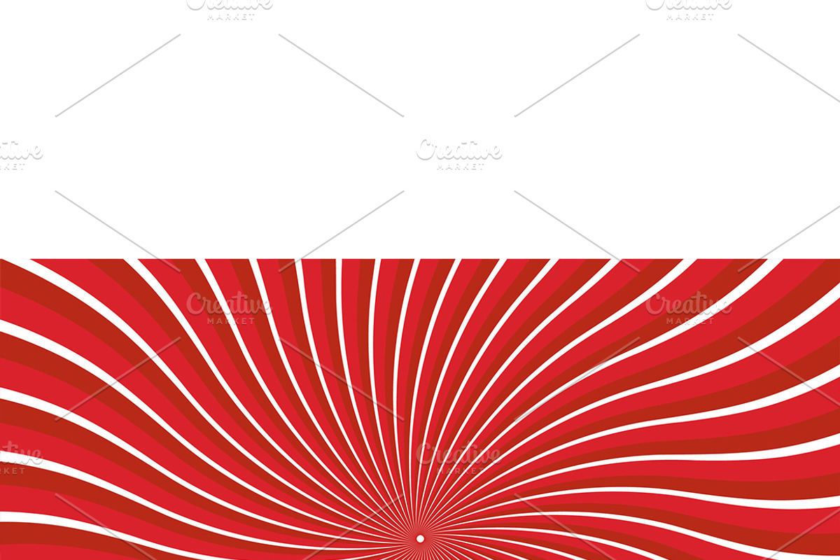 Flat Red Swirl Background, a Texture Illustration by MISS CHATZ (Photo 3 of 3)