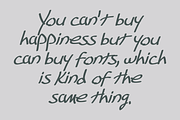Hasty Hand - Hand Lettered Font, a Script Font by GG Design (Thumbnail 8 of 10)
