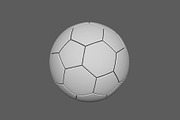 soccer ball with black lines, an Object 3D Model by CGTech (Thumbnail 2 of 3)
