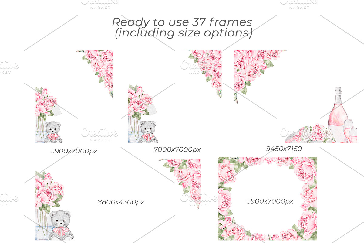 Saint Valentine's Day clipart, a Seasonal Illustration by Eves_Aquadreams (Photo 7 of 15)