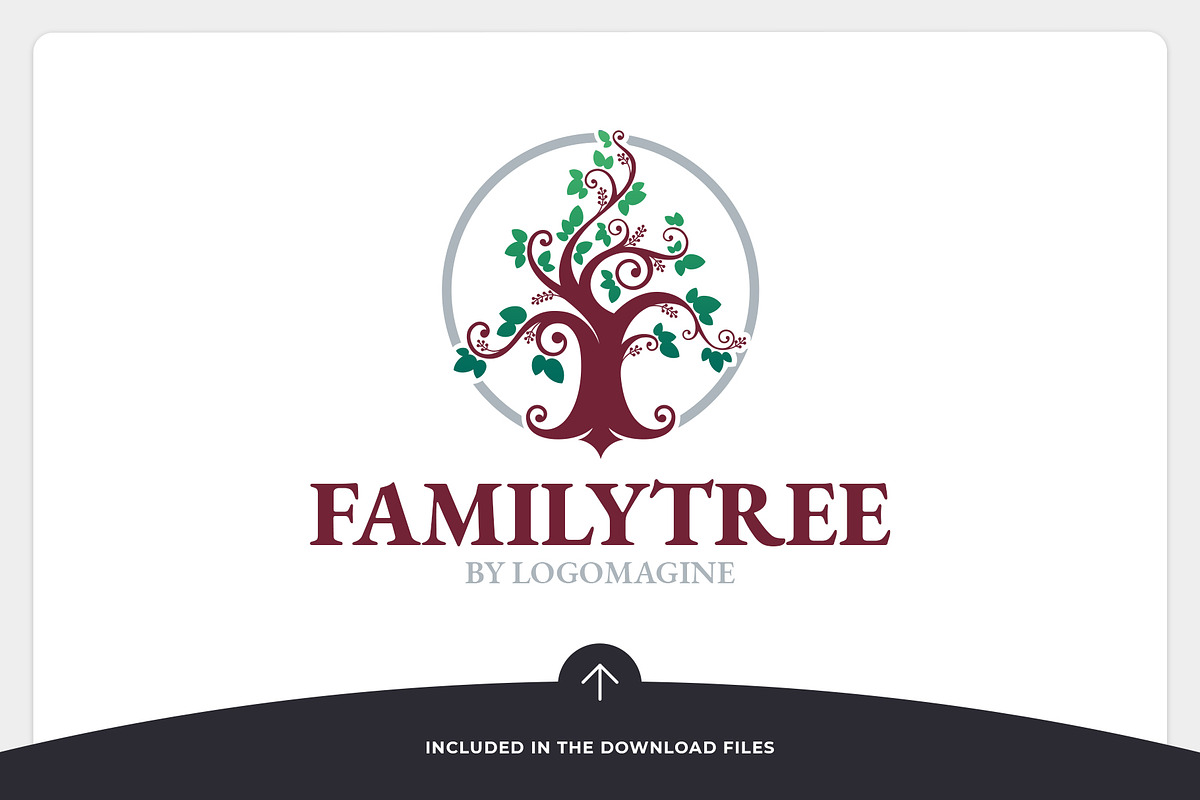 Family Tree Logo Template, a Branding & Logo Template by LOGOMAGINE (Photo 11 of 16)
