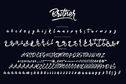 Brother, a Script Font by alphArtype (Thumbnail 9 of 9)