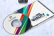 Creative CD Label Template, a Templates & Theme by ContestDesign (Thumbnail 1 of 3)