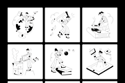 Book and Library Illustration Set, an Illustration by Prosymbols (Thumbnail 6 of 8)