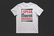 Athletic I Speak Fluent Baseball, a Decorative Illustration by Purpose Ekbal (Thumbnail 3 of 3)