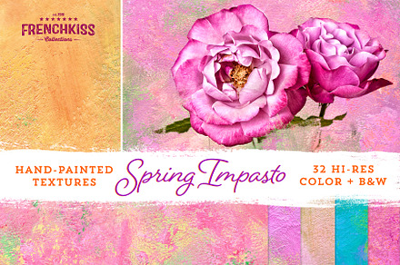 Spring Impasto Painted Textures
