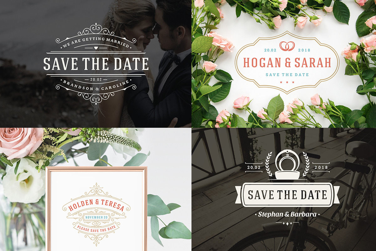 230 Wedding Overlays and Titles, an Invitation Template by Vasya Kobelev (Photo 44 of 47)