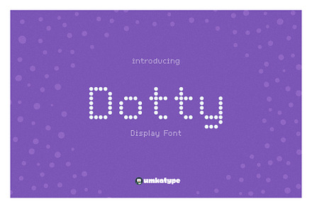 Dotty Pixel Game Font, a Sans Serif Font by alpercakici