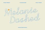 CS Melanie Dashed, a Script Font by Craft Supply Co. (Thumbnail 1 of 8)