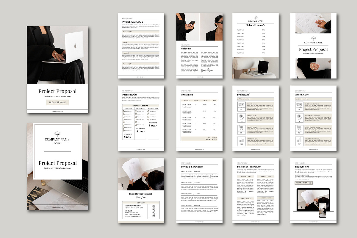 Client Project Proposal Template preview 7