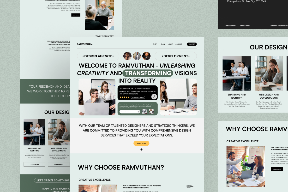 Ramvuthan Design Agency, an UI Kit Template by slidenotion (Photo 3 of 6)