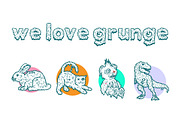 Melting Animals Vector Illustrations, an Animal Illustration by Macaroni Mayhem (Thumbnail 5 of 7)