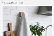 Kitchen Towel Mockups, a Household Mockup by mock-ups (Thumbnail 2 of 13)