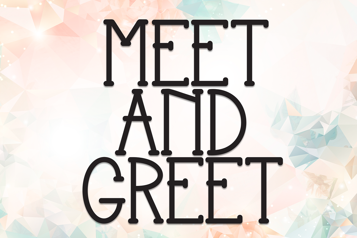 Meet And Greet | Script Font, a Script Font by Scratchones (Photo 1 of 8)