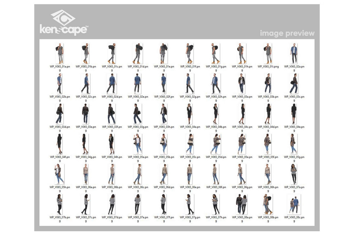 60 Walking People Photo Overlays, a Person Photo by KenScape (Photo 3 of 3)