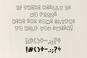 No Pizza – Hand drawn slice of fun, a Handwritten Font by Supersimbo © (Thumbnail 4 of 8)